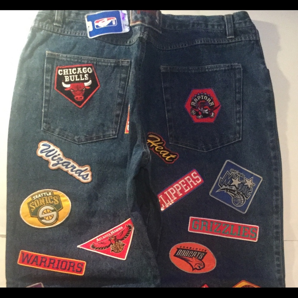 Jeff Hamilton NBA East/West Conf. Collage Jeans